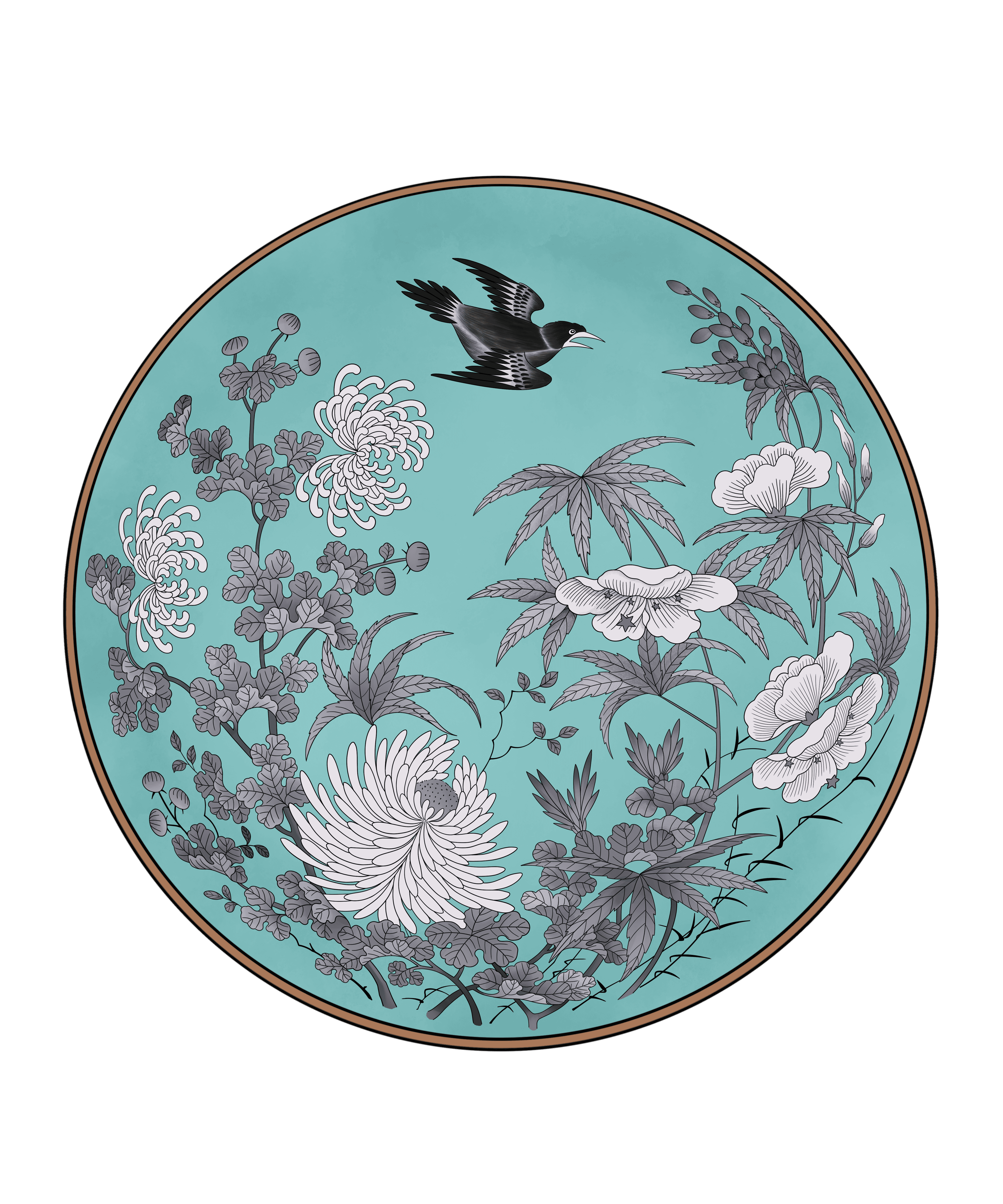 大雅斋花鸟纹